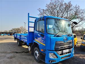 2018 Nissan UD Croner LKE210 Flat Deck 8 Ton Truck With Dropsides For Sale 
