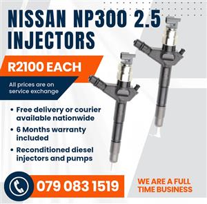 NISSAN NP300 INJECTORS FOR SALE WITH WARRANTY 