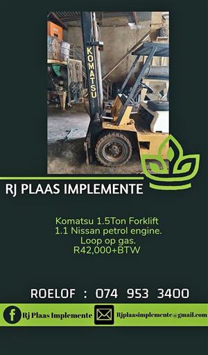 Komatsu 1.5Ton Forklift