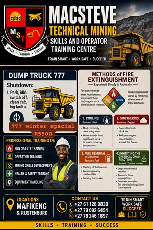Macsteve technical mining skills and operator training centre 
