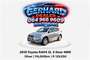 2010 Toyota Rav 4 2l 4WD 5 Door