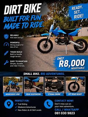 Big Boy Zooka 125 pit bike