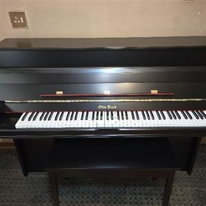 Satin black Otto Bach piano with delivery and tuning included in Gauteng 