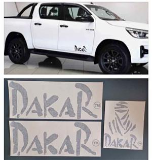Toyota Hilux Dakar stickers decals vinyl graphics