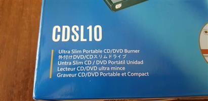 New Mecer Ultra slim portable CD/DVD Burner
