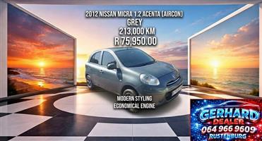 2012 Nissan Micra 1.2 Acenta