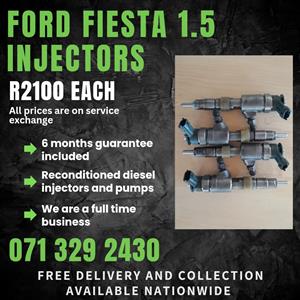 FORD FIESTA 1.5 INJECTORS FOR SALE WITH WARRANTY 