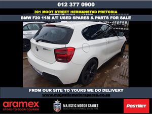 Bmw F20 118I stripping for used spares for sale