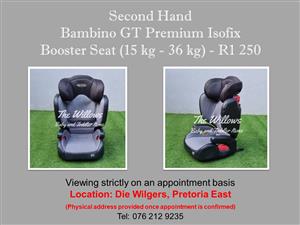 Second Hand Bambino GT Premium Isofix Booster Seat (15 kg - 36 kg)