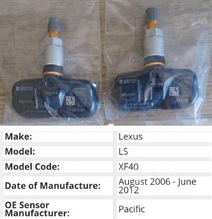 Lexus LS Tyre Pressure monitor sensors TPMS 