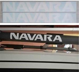 Nissan Navara decals stickers badges