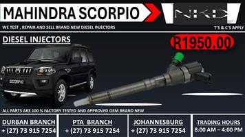 Mahindra Scorpio Diesel Injectors 
