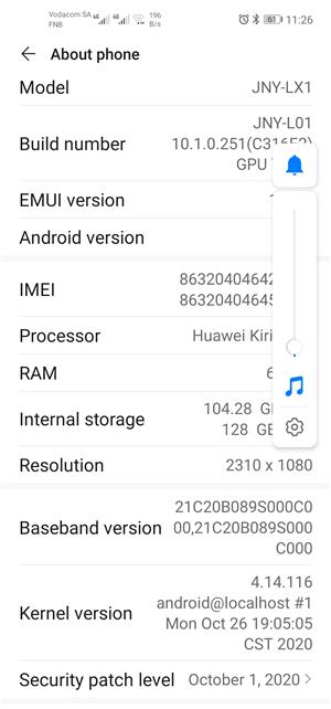 Huawei P40 Light,dual sim