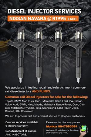 NISSAN NAVARA Injector & Pump Specialists – Call Now