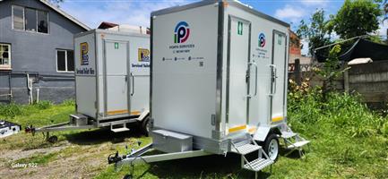 Hiring out portable toilets and stretch tent hire