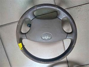2005 Toyota Prado 120 series steering wheel with airbag for sale WhatsApp or cell 