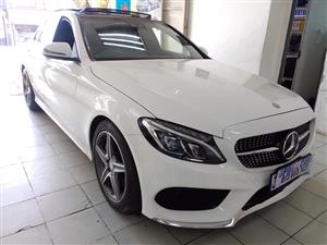 2016 MERCEDES BENZ C250D AUTOMATIC WHITE DIESEL LEATHER SUNROOF REVERSE CAMERA  87.000KM