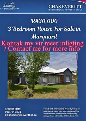 3 Bedroom House For Sale in Marquard