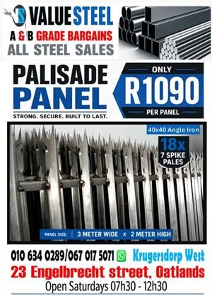 Palisade Panels