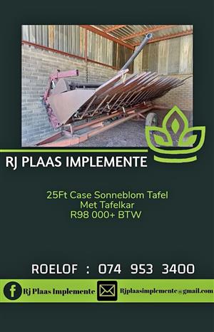 Case 25ft sonneblom tafel