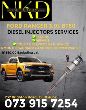 RANGER 3.0L BT50 INJECTORS RESTORED FOR PEAK PERFORMANCE 