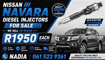 NISSAN NAVARA DIESEL INJECTORS FOR SALE