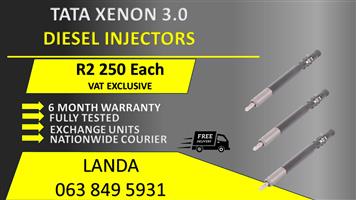 TATA XENON 3.0 DIESEL INJECTORS FOR SALE OR RECON WITH WARRANTY 