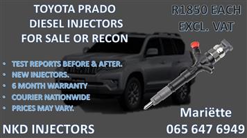 Diesel Injectors - Fast Delivery Nationwide TOYOTA PRADO 