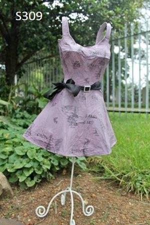 Paper Dress Lamp For SALE 