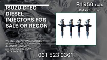 ISUZU DTEQ DIESEL INJECTORS-FREE COURIER NATIONWIDE