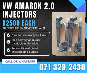 VW AMAROK 2.0 INJECTORS FOR SALE 