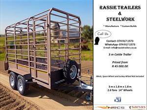 Cattle Trailer 3 m 