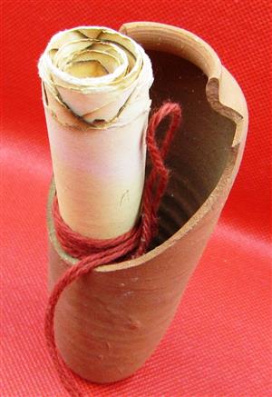 Replica Scroll with Earthenware Jar