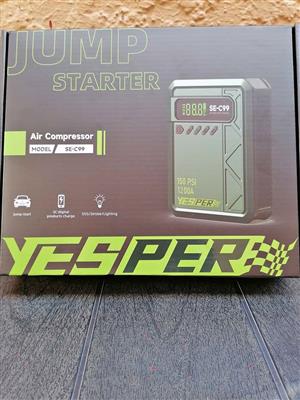 Jump starter/air compressor,, YESPER CAR JUMP STARTER AND AIR COMPRESSOR