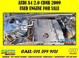 Audi A4 2.0 CDNB 2009 Used Engine For Sale