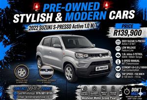 2022 Suzuki S-Presso Active 1.0 Lt M/T