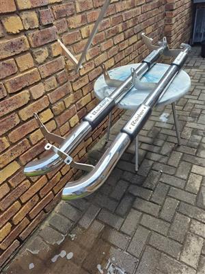 Toyota Raider stainless steel side steps original for sale