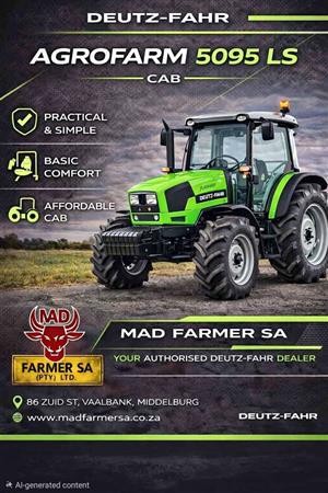 New Deutz-Fahr 5095LS cab tractors available for sale