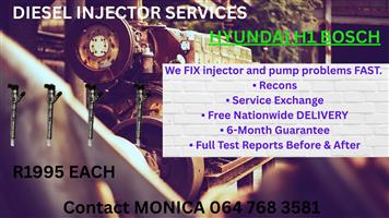 HYUNDAI H1 BOSCH 4. Quality Reconditioned Diesel Injectors Available