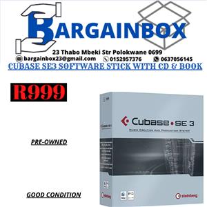 CUBASE SE3 SOFTWARE STICK WITH CD & BOOK
