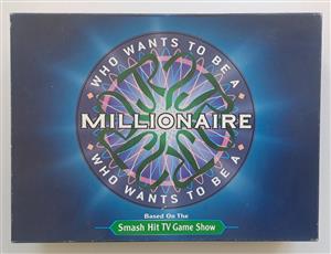 WHO WANTS TO BE A MILLIONAIRE Game.  Based On The Smash Hit TV Game Show