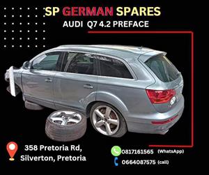 Audi Q7 4.2 stripping for parts on sale Call: or WhatsApp :