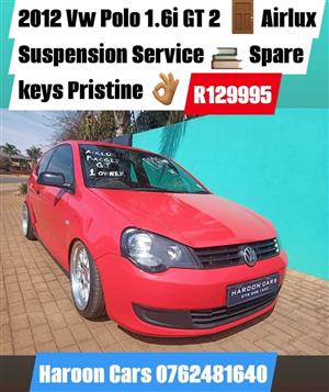 Call Haroon on 2012 Vw Polo Vivo 1.6i GT 2 Door Airlux Suspension Service History spare keys Pristin