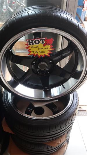 JAPAN WHEELS&TIRES&RIMS FOR LEXUS OR ANY 4X114 PCD