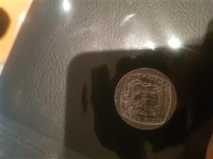1994 presidential inauguration 5 rand coin