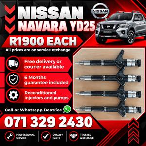 NISSAN NAVARA YD25 INJECTORS FOR SALE WITH WARRANTY 