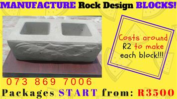 Manufacture Rock Art Blocks - BUSINESS FOR SALE R3 500