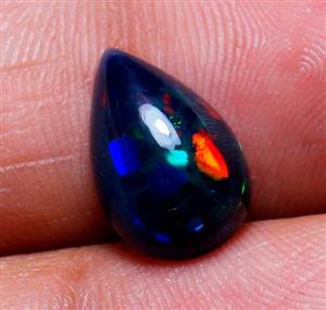 E.G.L Certified black opal 1.6420 carats with lab report