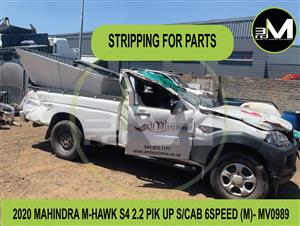 STRIPPING FOR PARTS - 2020 MAHINDRA M-HAWK S4 PIK-UP 2.2 