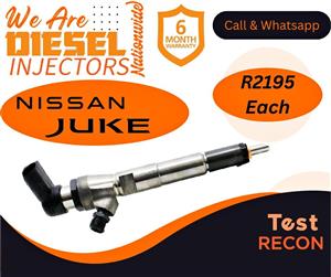 Nissan Juke diesel injectors
